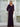 Mother of the Bride Dresses Formal Long Fitted Dress Aubergine