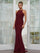 Formal Dresses Formal Fitted Long Evening Dress   Wine
