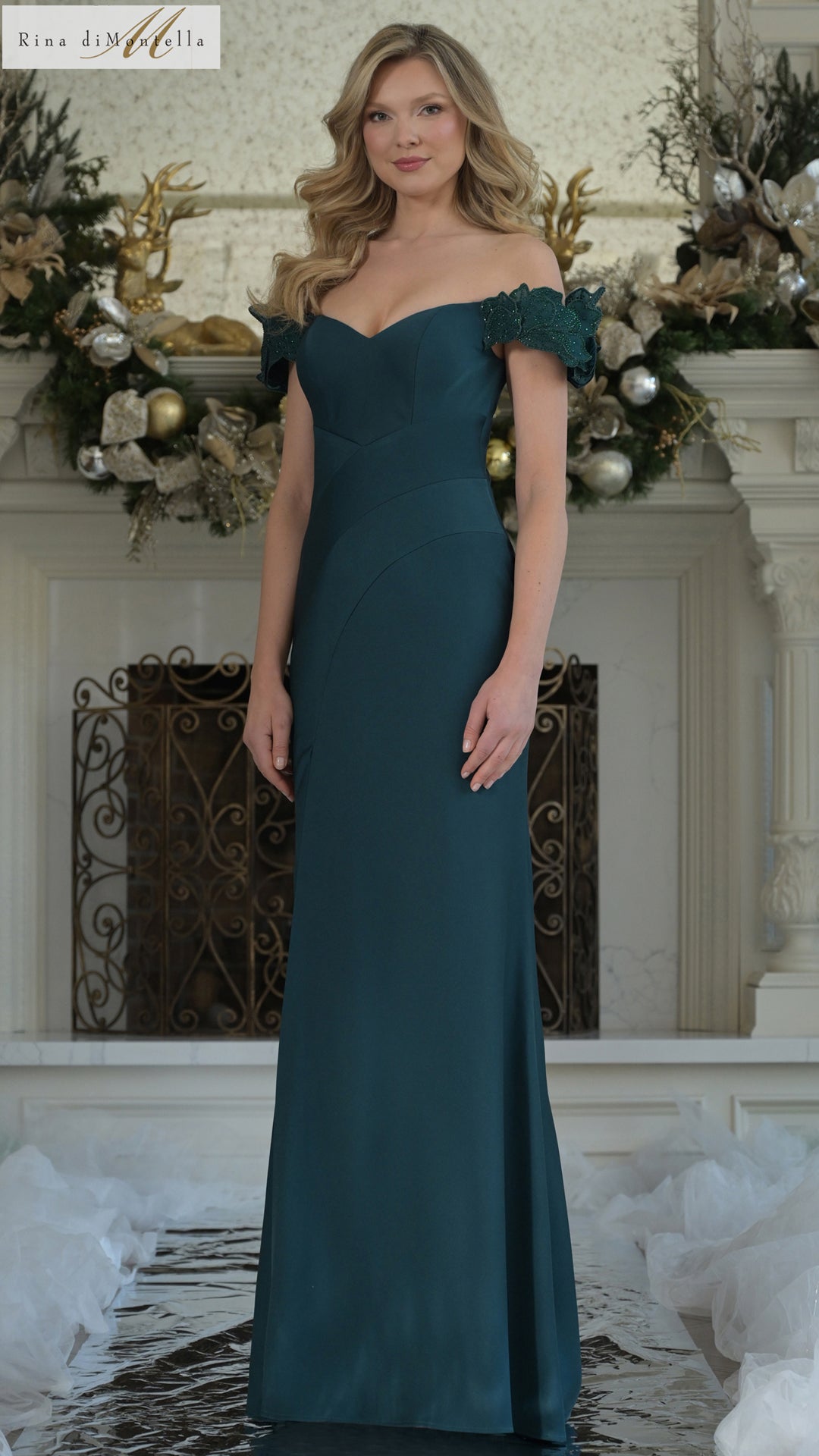 Rina di Montella RD3325 Fitted Long Evening Formal Prom Dress