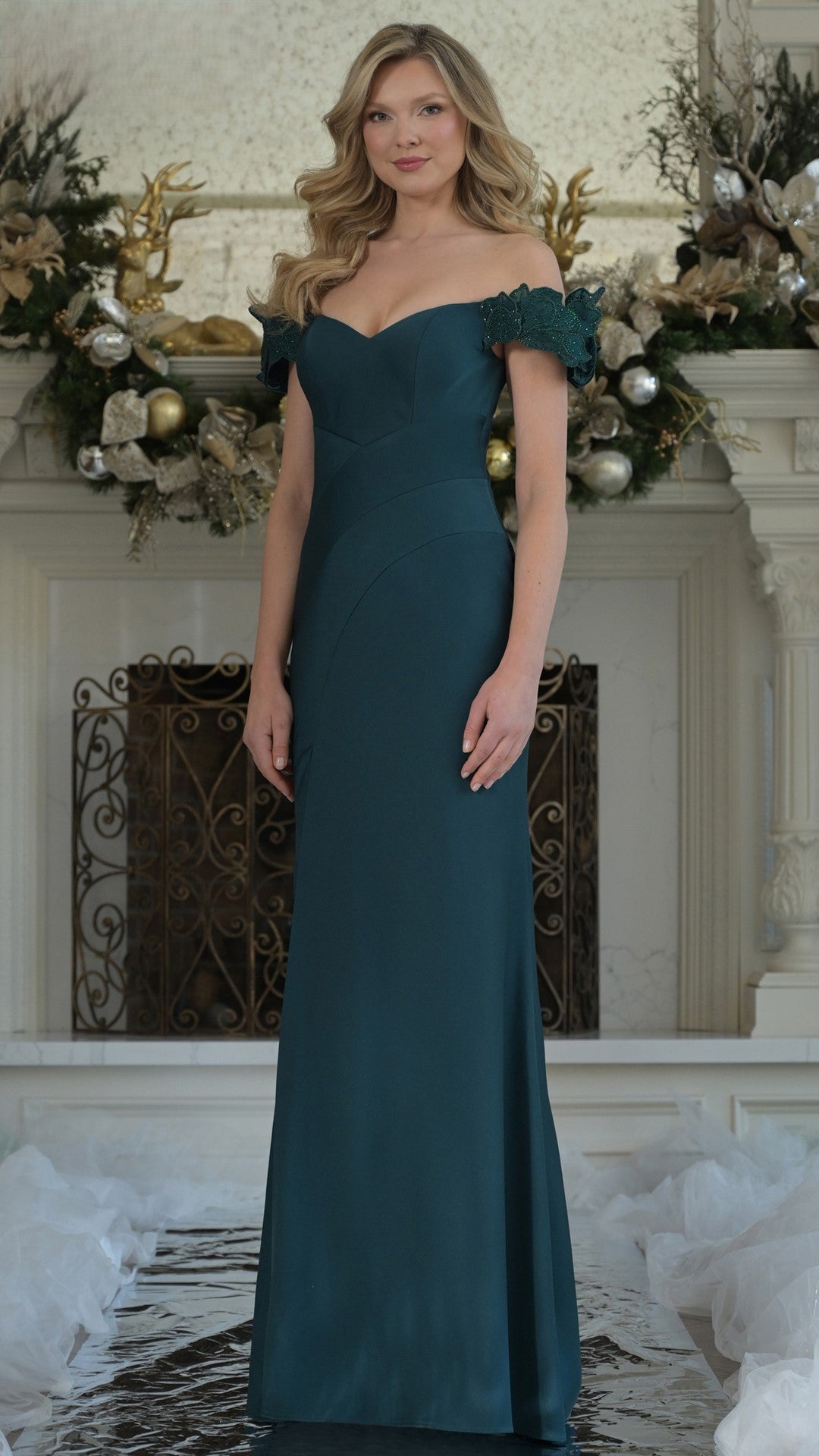 Prom Dresses Fitted Long Evening Formal Prom Dress Forest