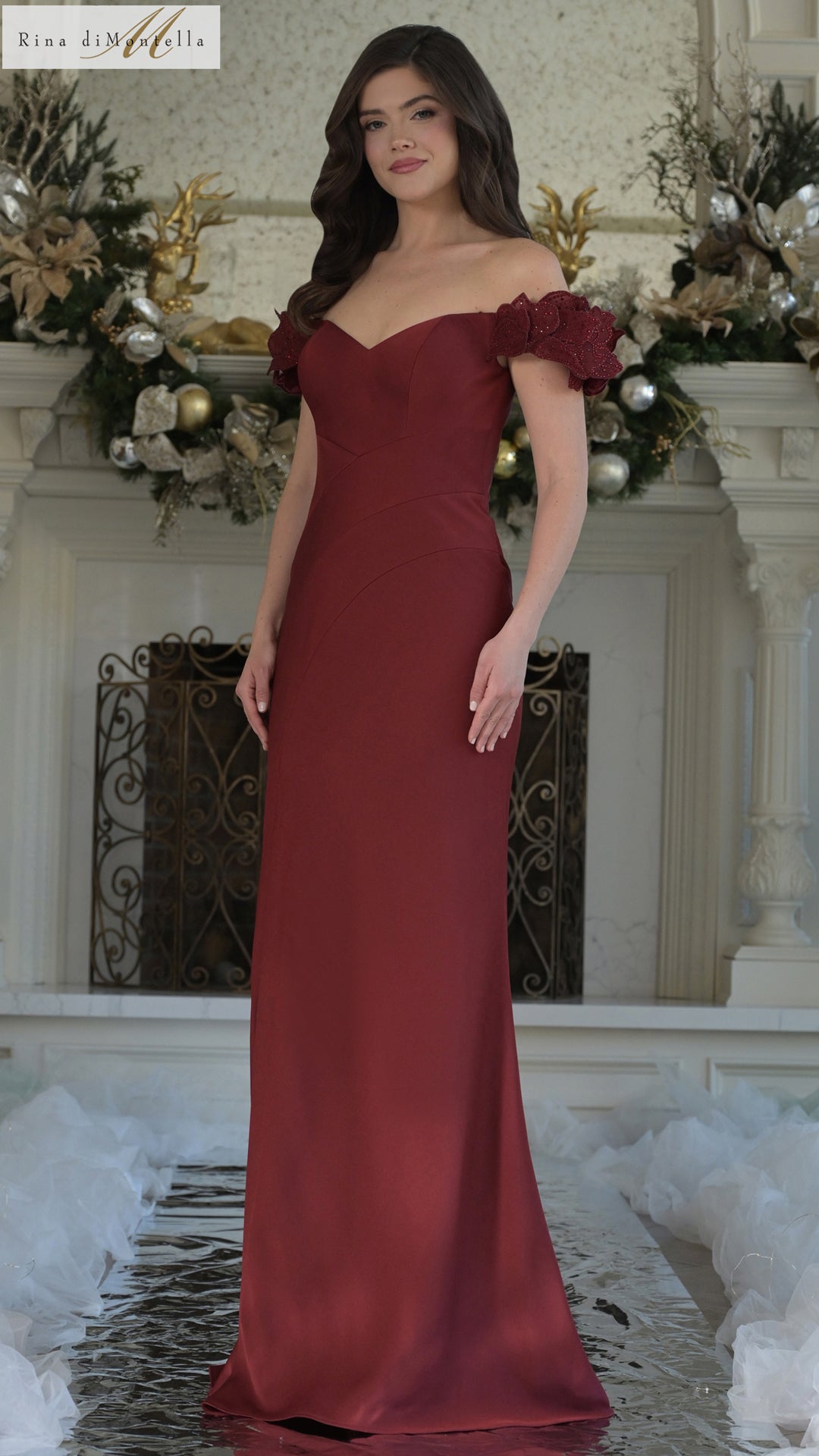 Rina di Montella RD3325 Fitted Long Evening Formal Prom Dress