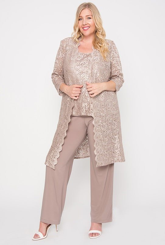 R&M Richards 1993W Plus Size Formal Pant Suit Mother of the Bride
