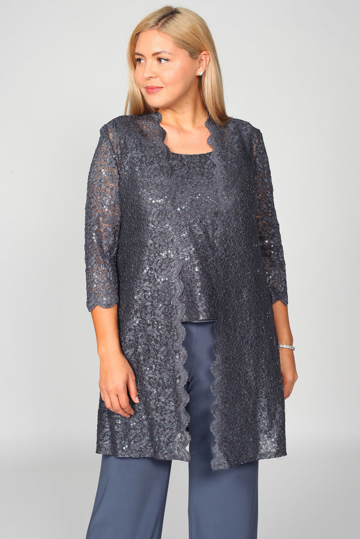 R&M Richards Mother of the Bride Pant Suit Made in USA - The Dress Outlet R&M Richards