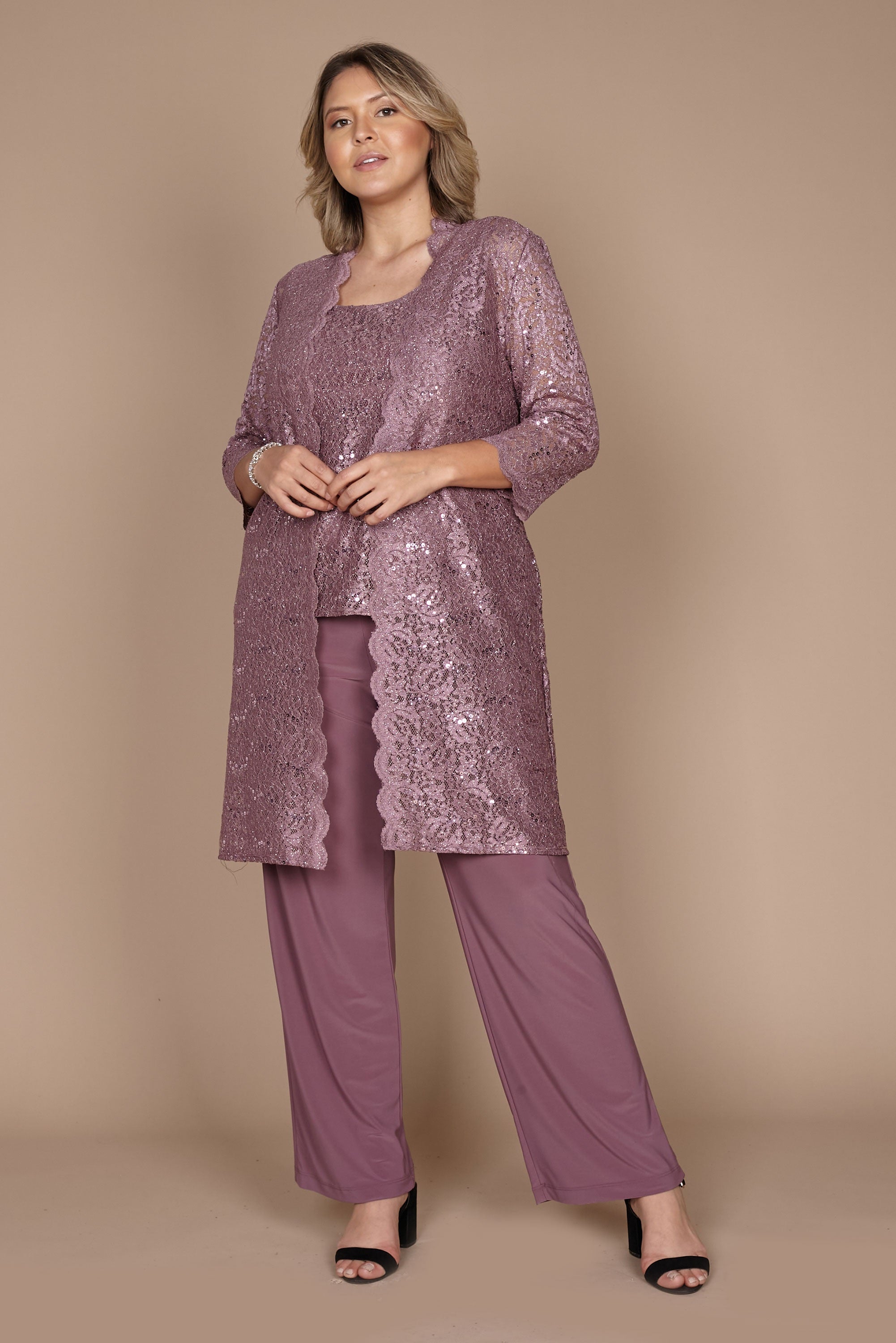 R&M Richards 1993W Plus Size Formal Pant Suit Mother of the Bride
