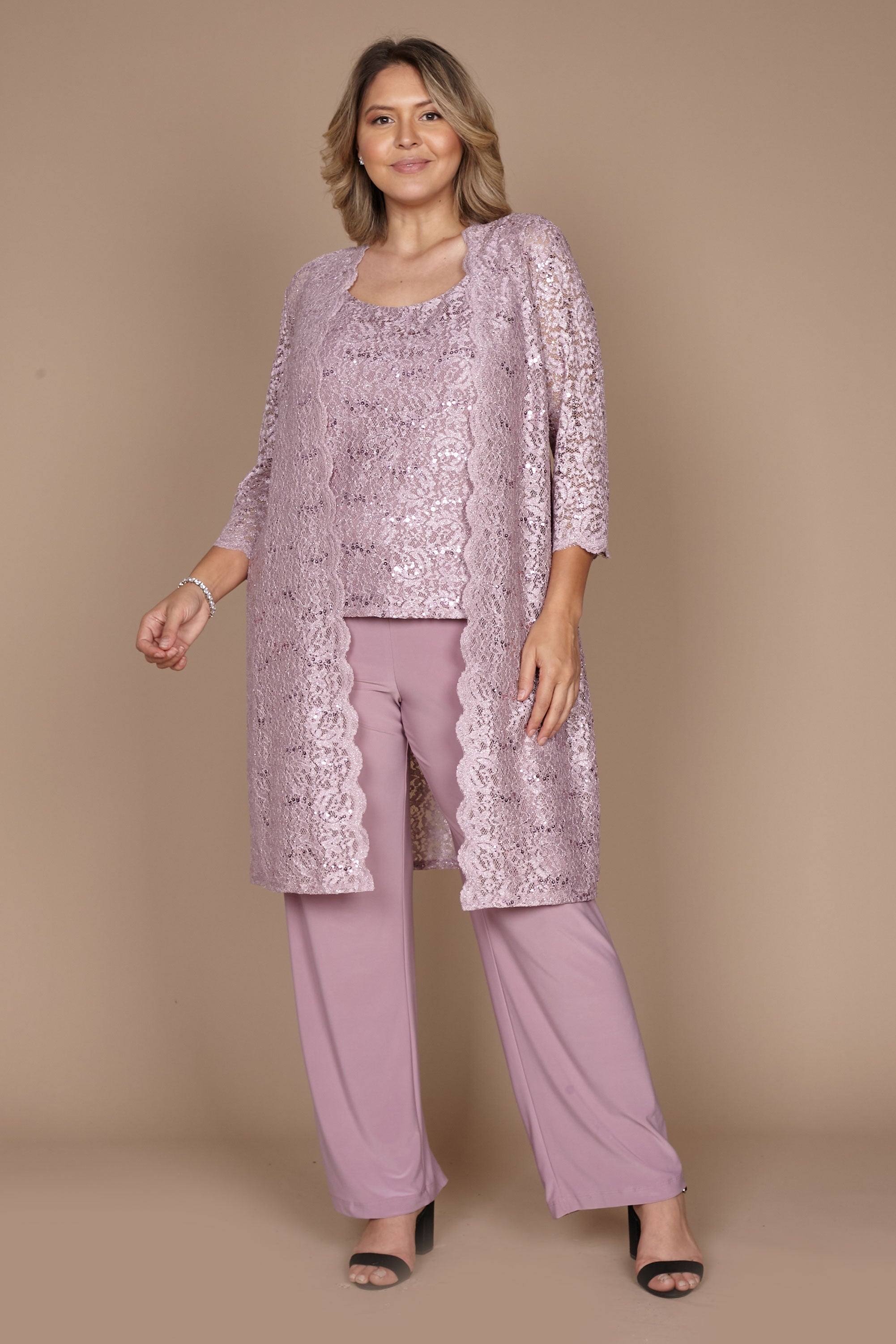 R&M Richards 1993W Plus Size Formal Pant Suit Mother of the Bride