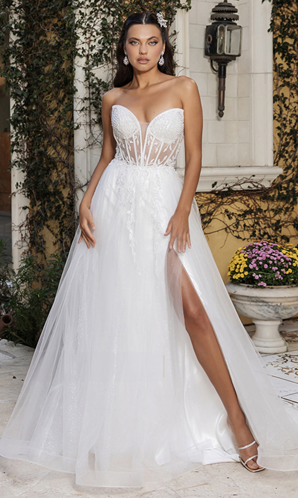 Sweetheart Floor-Length Tulle Prom A-Line May Queen RQ8184