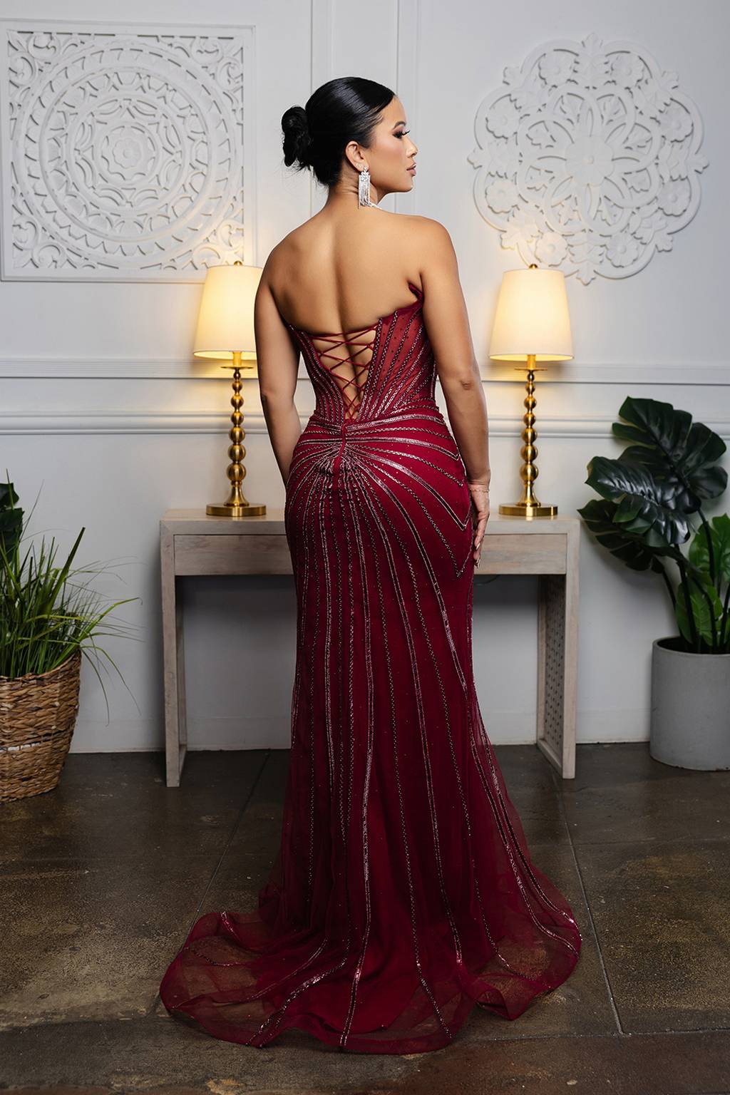 Sweetheart Floor-Length Tulle Prom Mermaid Dress May Queen RQ8217