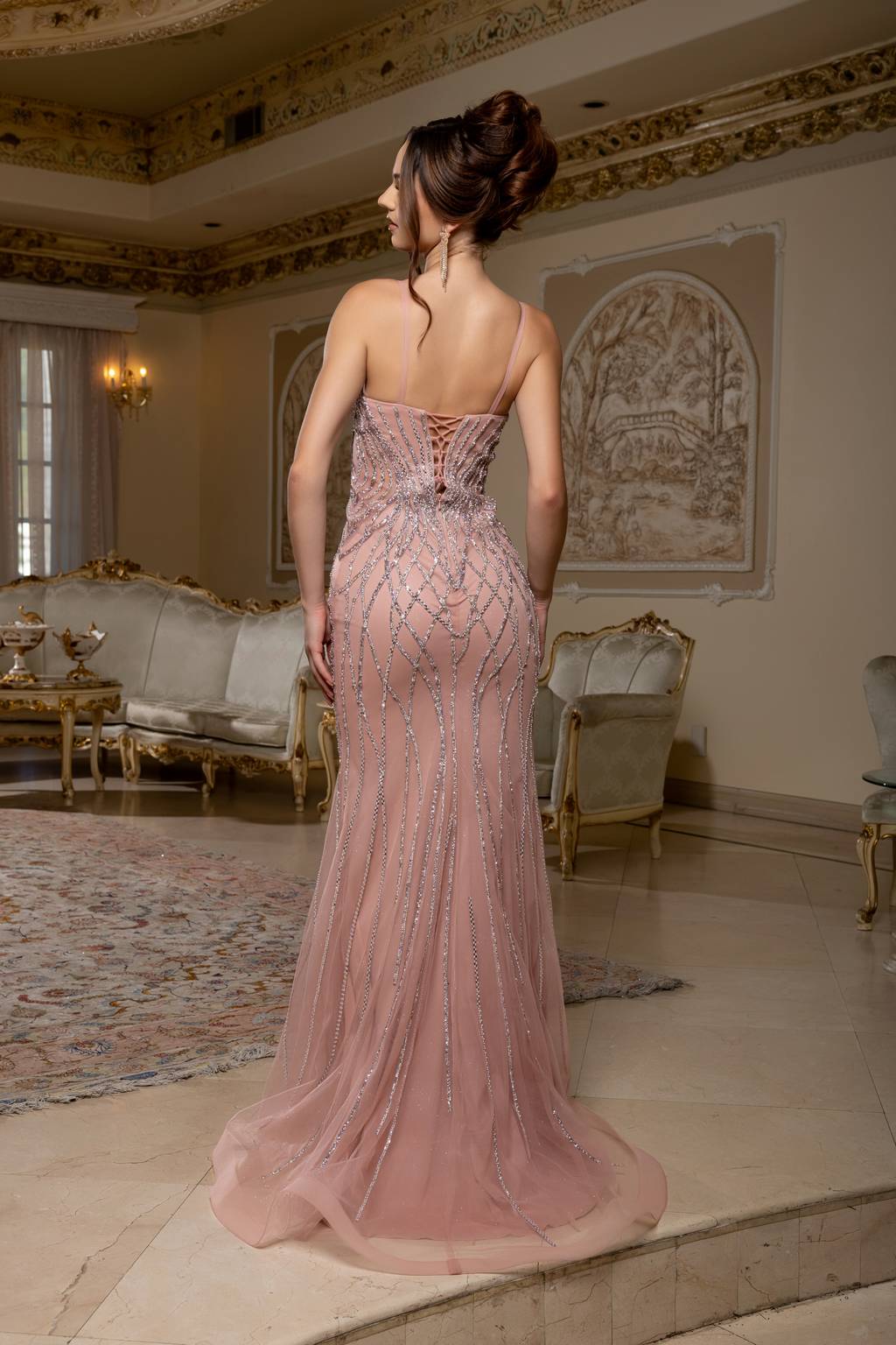 Sweetheart Floor-Length Tulle Prom Mermaid Dress May Queen RQ8226