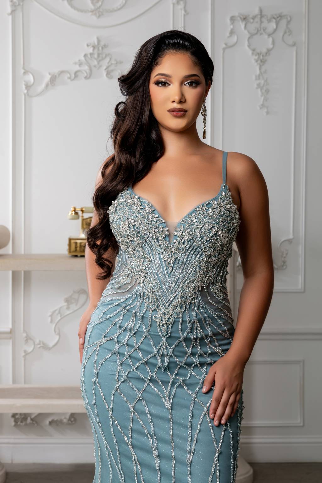 Sweetheart Floor-Length Tulle Prom Mermaid Dress May Queen RQ8226