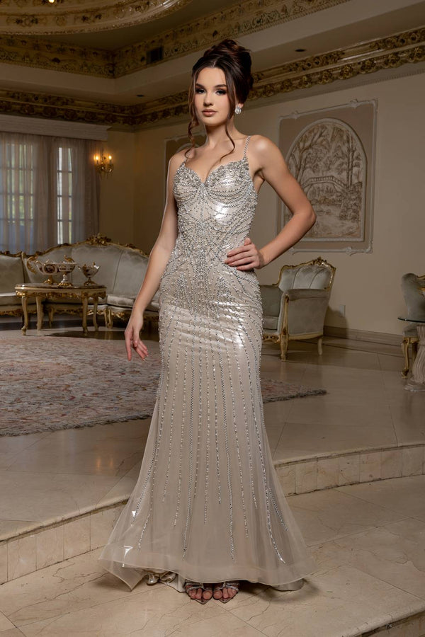 Sweetheart Floor-Length Tulle Prom Sheath Column May Queen RQ8236
