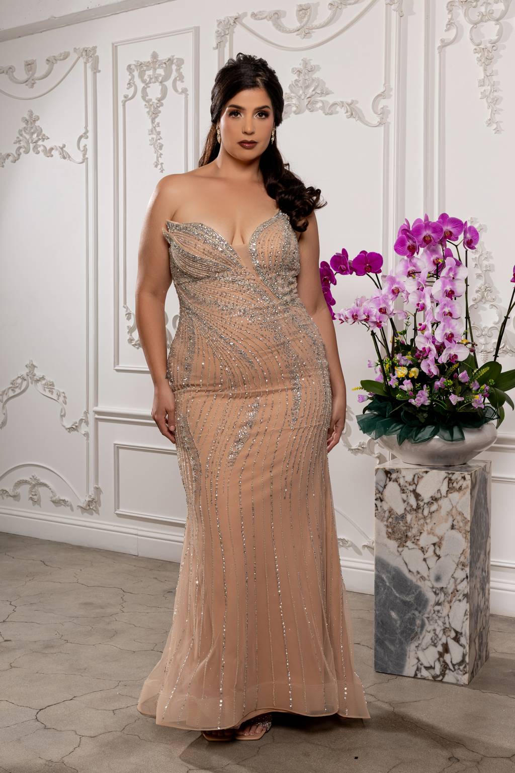 Sweetheart Floor-Length Tulle Prom Mermaid May Queen RQ8250