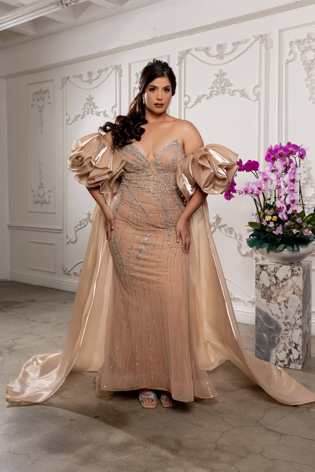 Sweetheart Floor-Length Tulle Prom Mermaid May Queen RQ8250