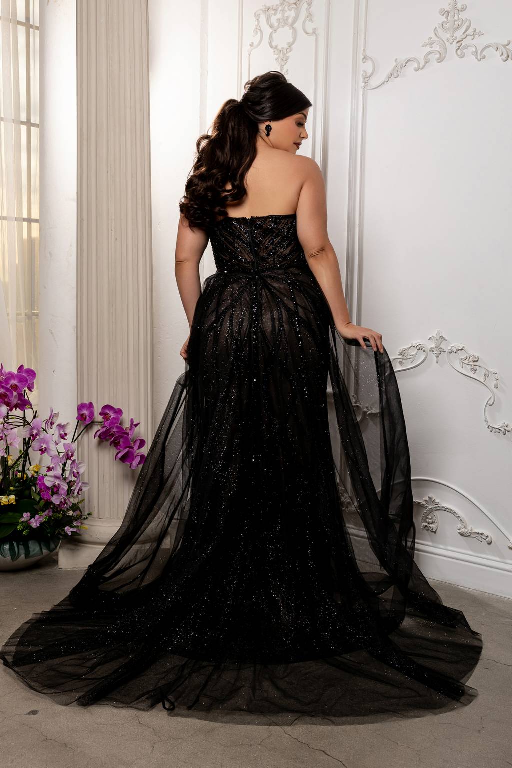 Sweetheart Floor-Length Tulle Prom Mermaid May Queen RQ8253