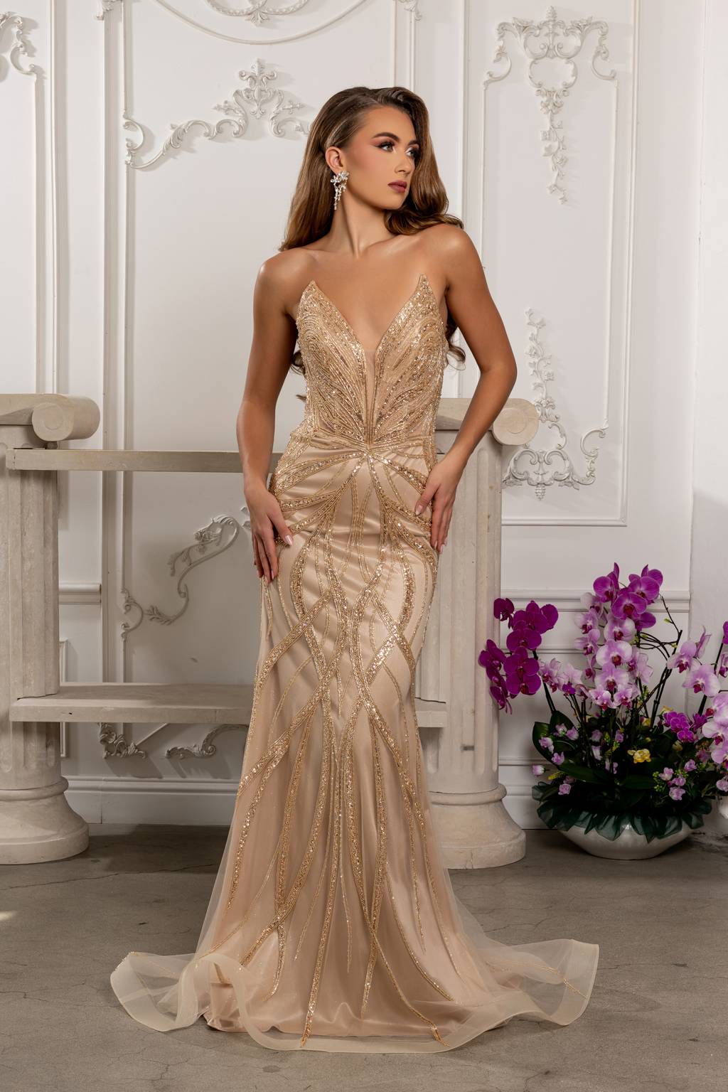 Sweetheart Floor-Length Tulle Prom Mermaid May Queen RQ8253