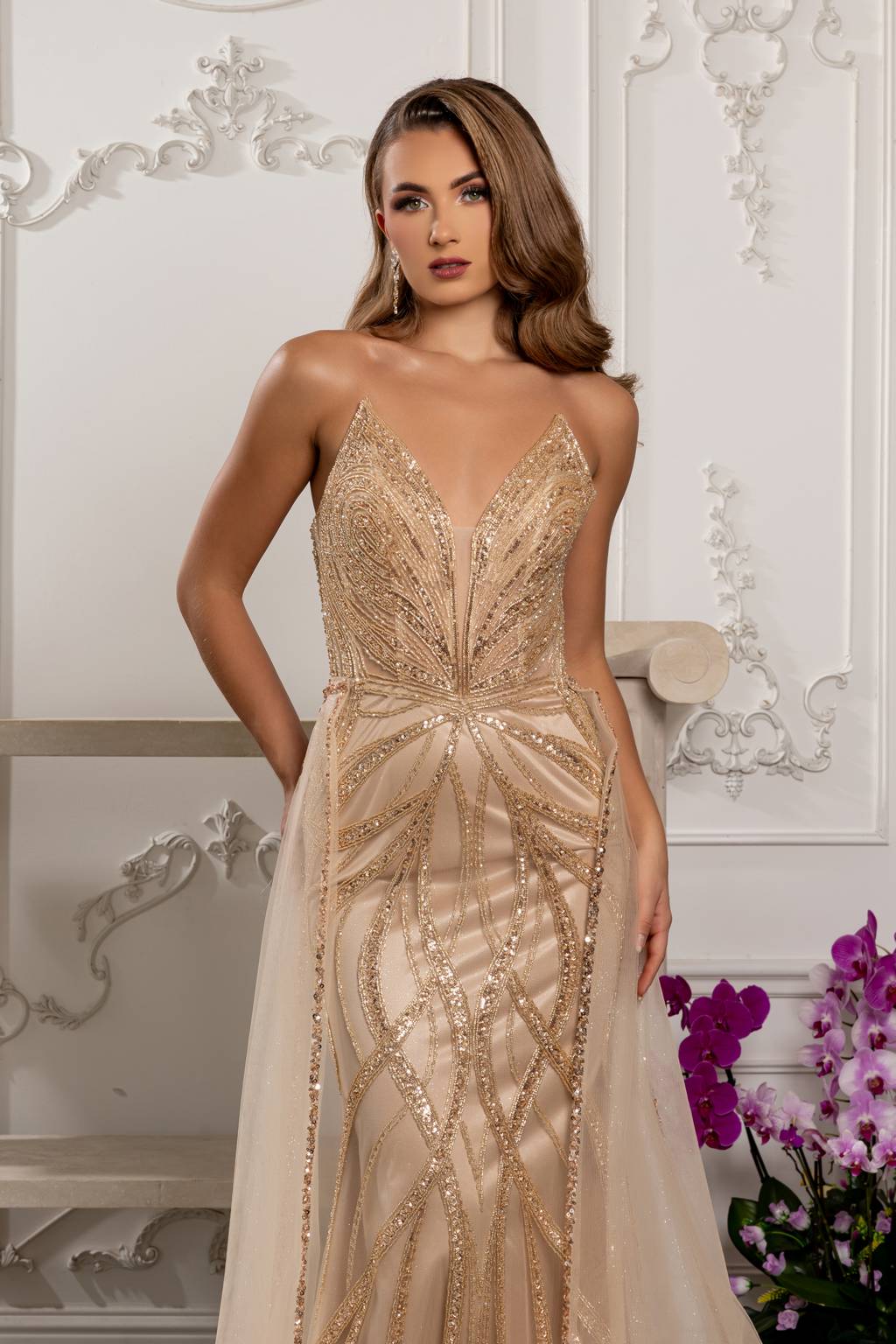 Sweetheart Floor-Length Tulle Prom Mermaid May Queen RQ8253