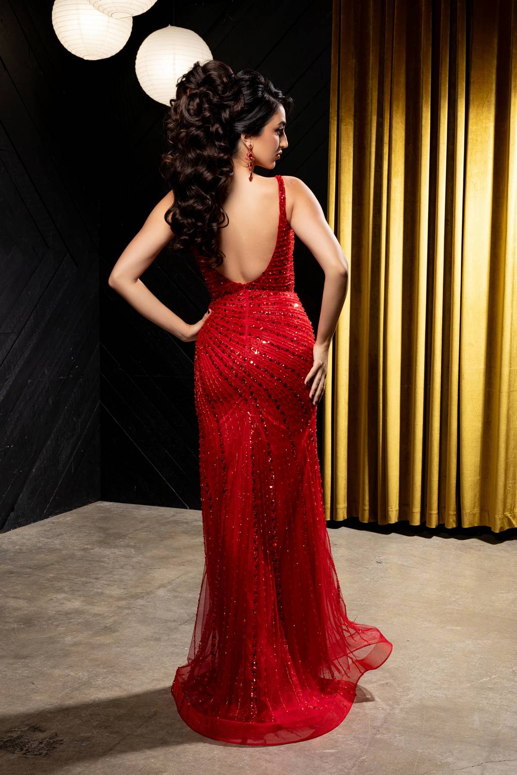 Sweetheart Floor-Length Sequin Prom Sheath Column May Queen RQ8255