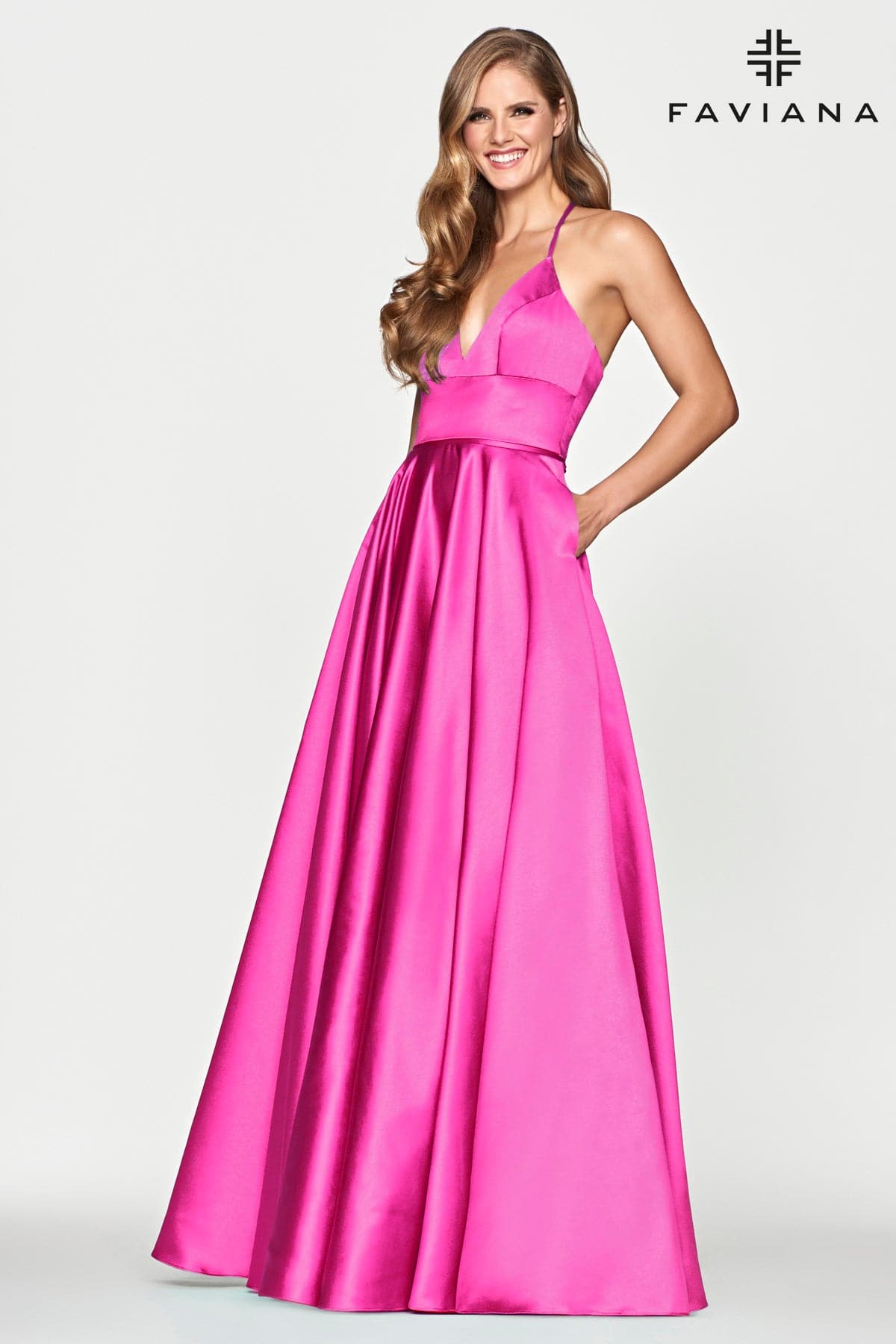 Prom Dress Long Bridesmaids Prom Ball Gown Lipstick