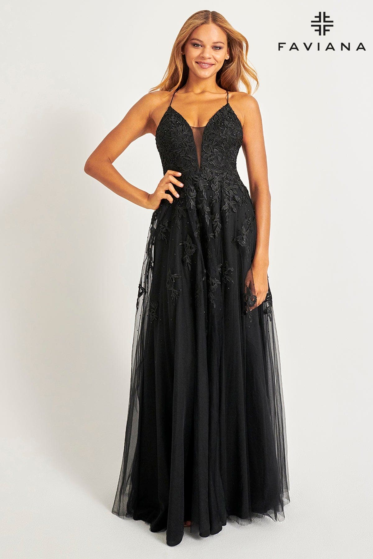 Prom Dresses Long A Line Prom Dress Black