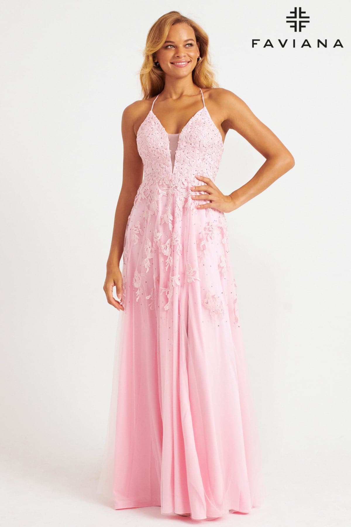 Prom Dresses Long A Line Prom Dress Light Pink