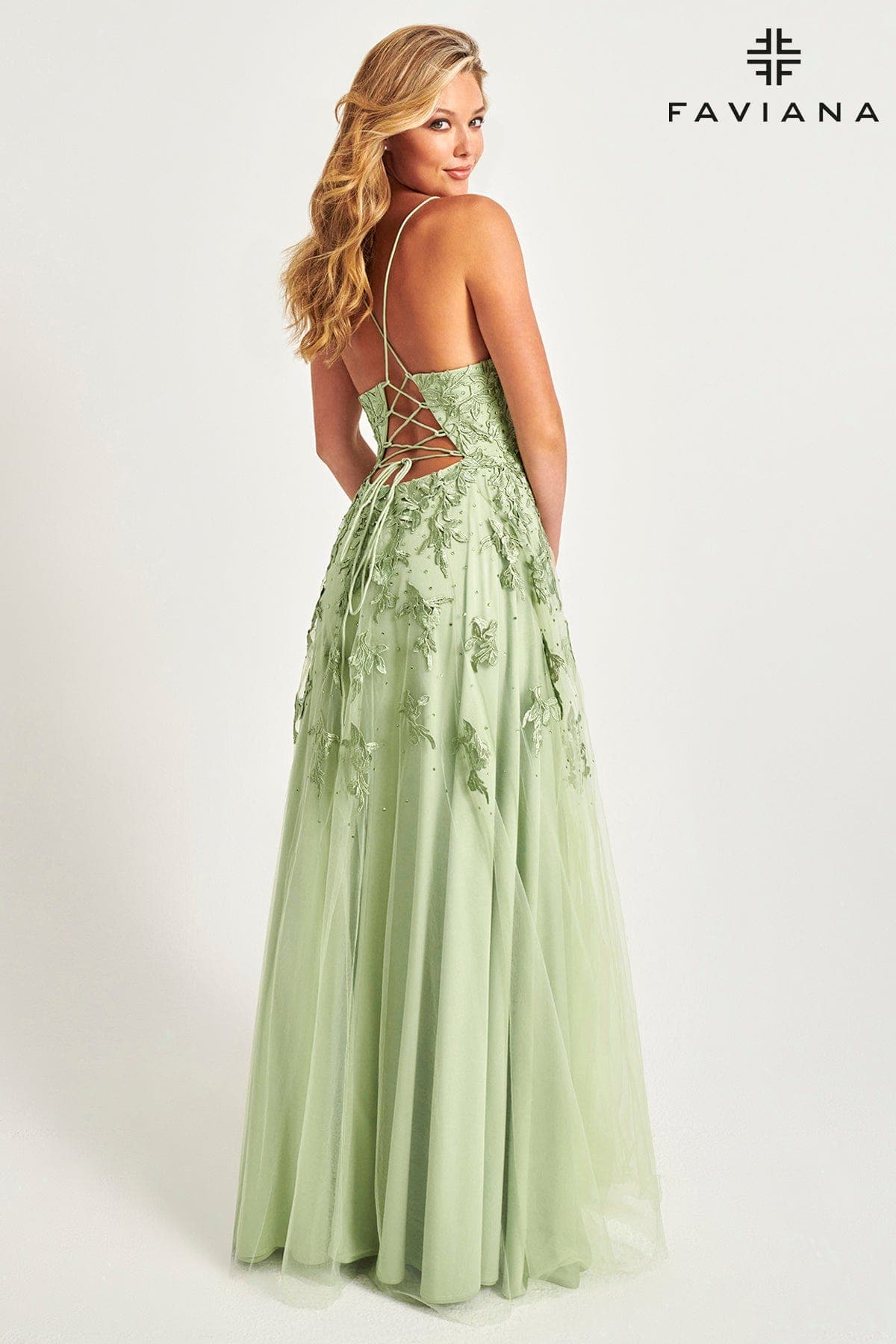 Prom Dresses Long A Line Prom Dress Sage