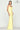 Prom Dresses Fitted Slit Long Formal Sequin Prom Dress Light Yellow