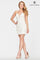 Cocktail Dresses Fitted Lace Short Cocktail Mini Dress Ivory