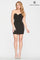 Cocktail Dresses Fitted Short Corset Homecoming Mini Cocktail Dress Black