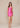 Cocktail Dresses Slit Short Fitted Cocktail Dress Hot Pink