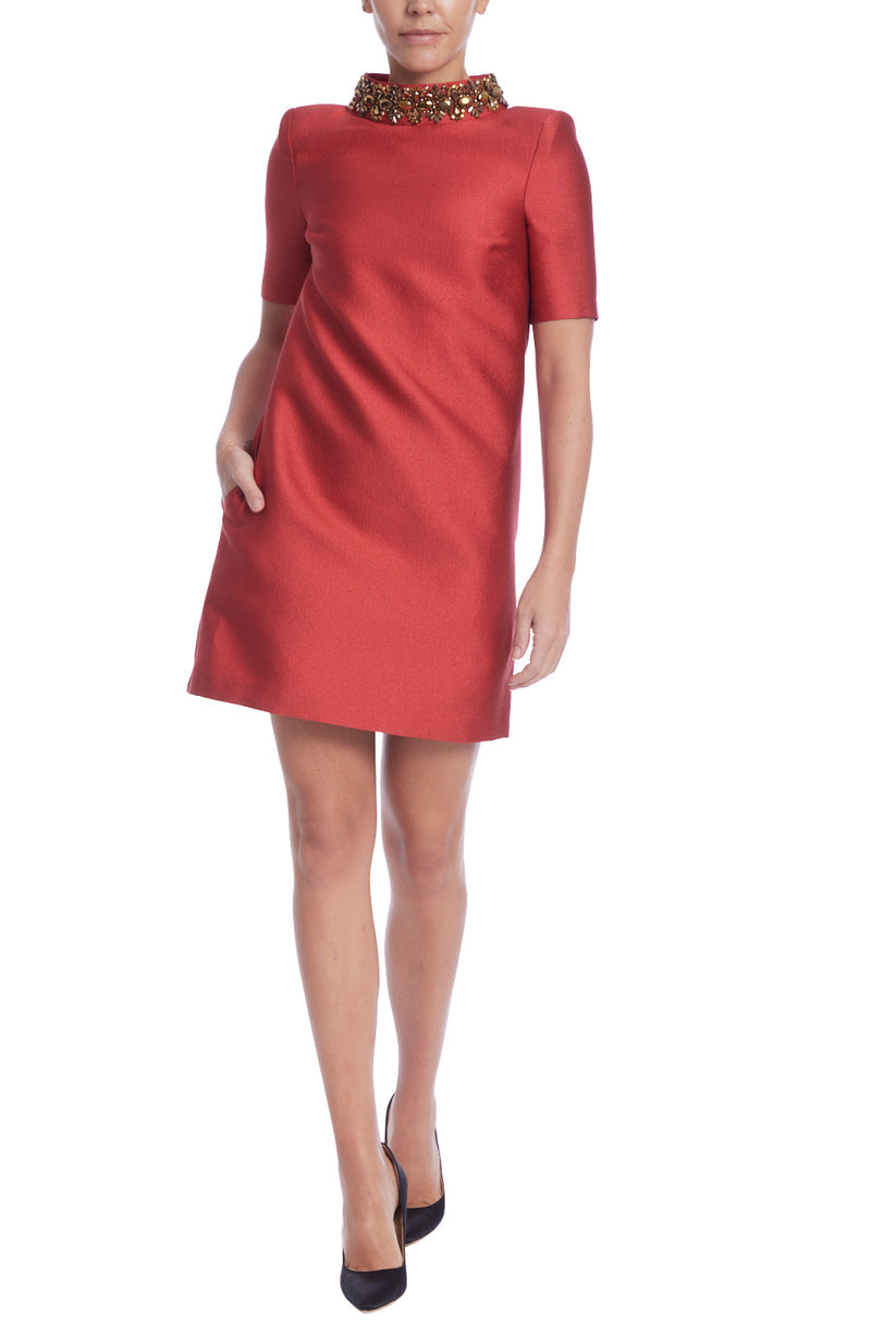 Badgley Mischka SC4265 Short Beaded Cocktail Dress