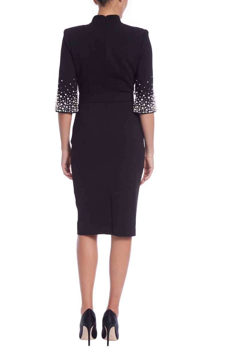 Badgley Mischka SC4270 Fitted Short Knee Length Cocktail Dress