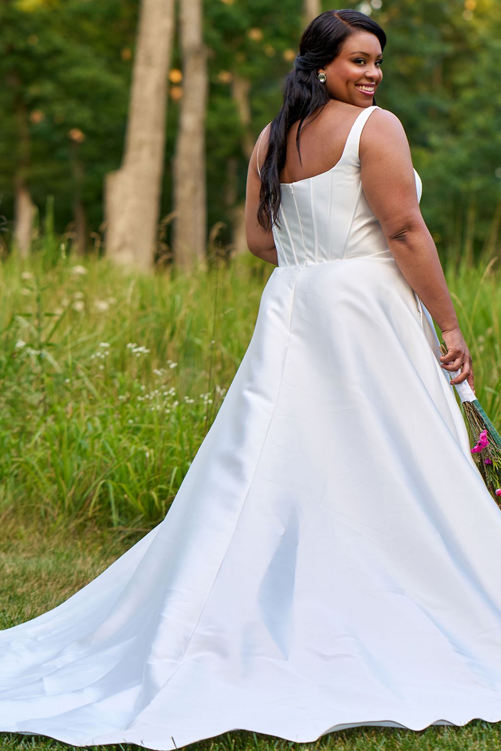 Sydneys Closet SC5334 Long Bridal Gown A Line Wedding Dress