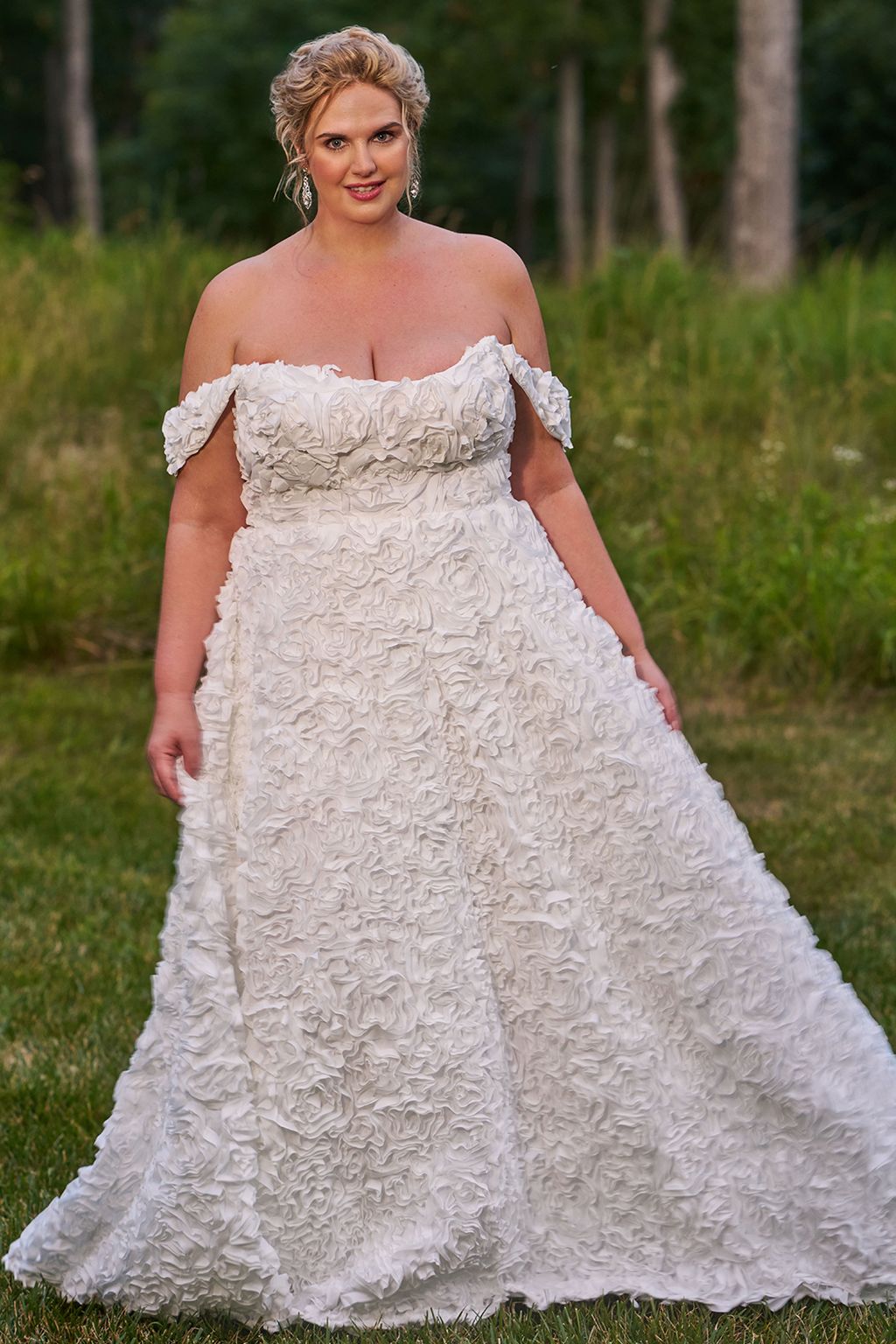 Sydneys Closet SC5354 Bridal Gown Long A Line Wedding Dress