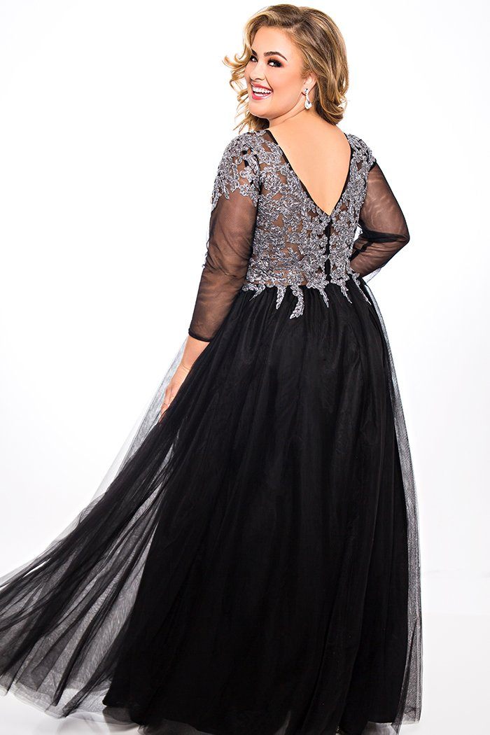 Plus Size Dresses Long Formal Lace Plus Size Dress