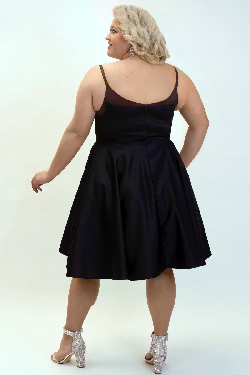Sydneys Closet CE2401 Short A Line Cocktail Plus Size Dress