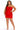 Plus Size Dresses Short Plus Size Cocktail Dress Red