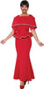 Mother of the Bride Dresses Long Mother of the Bride Peplum Dress Red