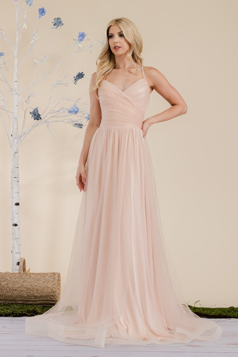 Prom Dresses Long A Line Formal Prom Gown Apricot