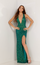 Prom Dresses Fitted Slit Long Formal Beaded Prom Evening Dress Asian Jade