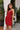 Cocktail Dresses Short Beaded Homecoming Fitted Cocktail Dress Red