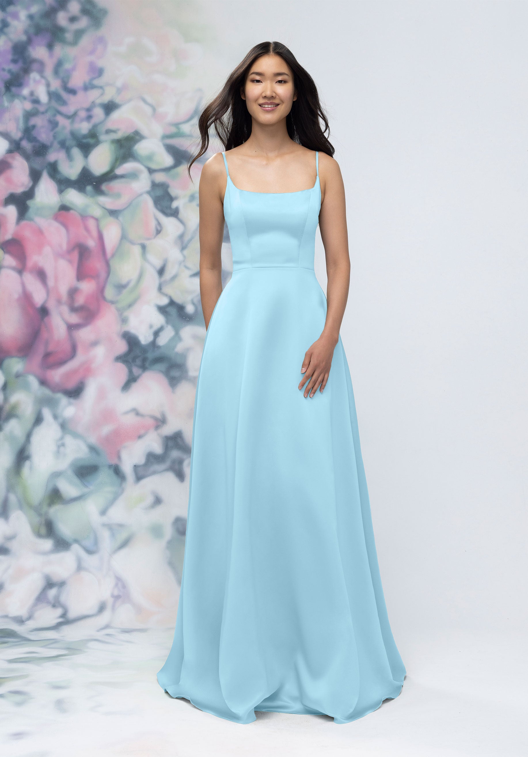 Formal Dresses Long A Line Formal Gown Sky-Satin-3030017-A Line
