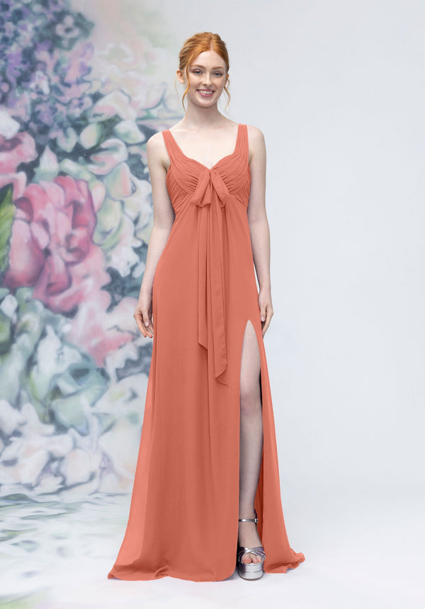 MGNY Madeline Gardner New York 3030009 A Line Formal Long Slit Dress