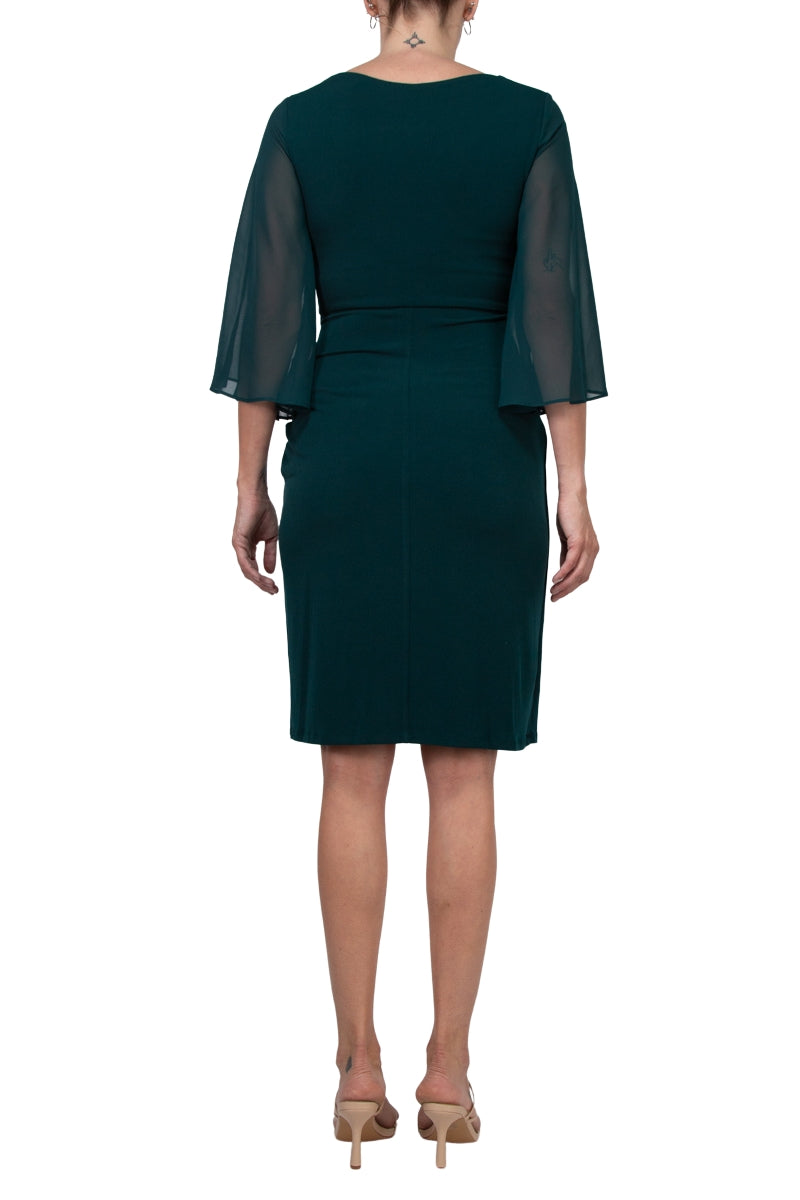 Connected Apparel T1317349M1 Short Cocktail Fitted Dress