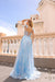Prom Dresses Long Ball Gown Sequin Prom Dress Aqua Blue