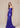 Prom Dresses Long Metallic Fitted Prom Dress Royal Blue