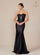 Prom Dresses Long Fitted Evening Prom Dress Black