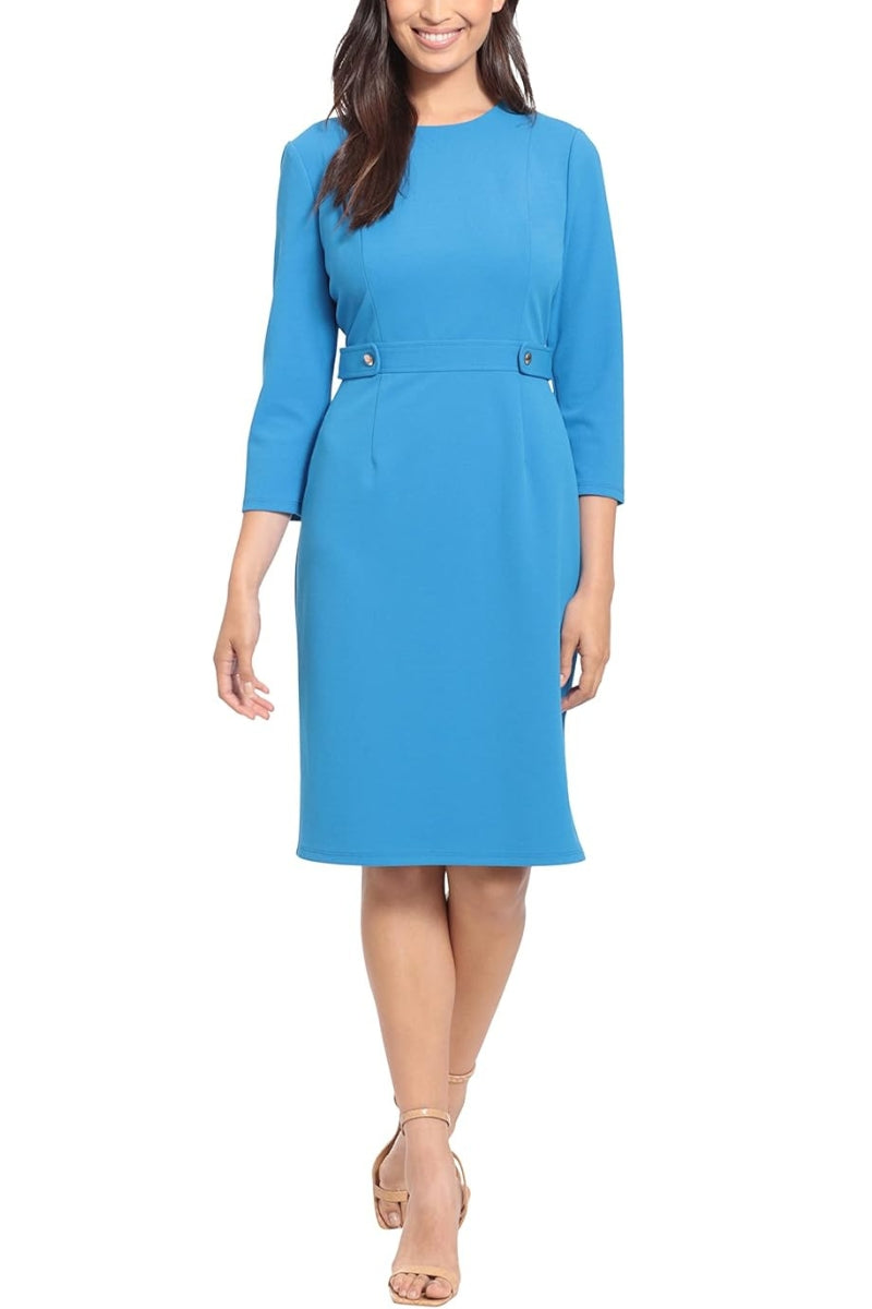 London Times T6004M Short Cocktail Knee Length Dress