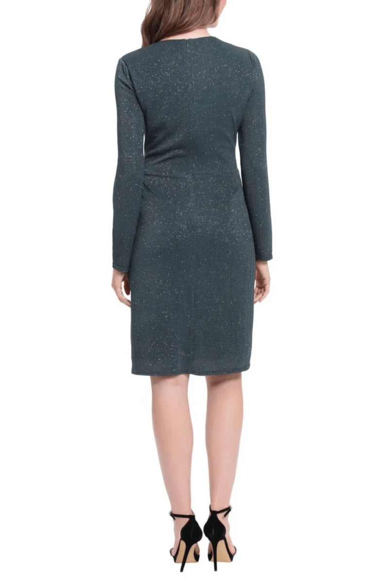 London Times T6431M Short Fitted Mini Cocktail Dress