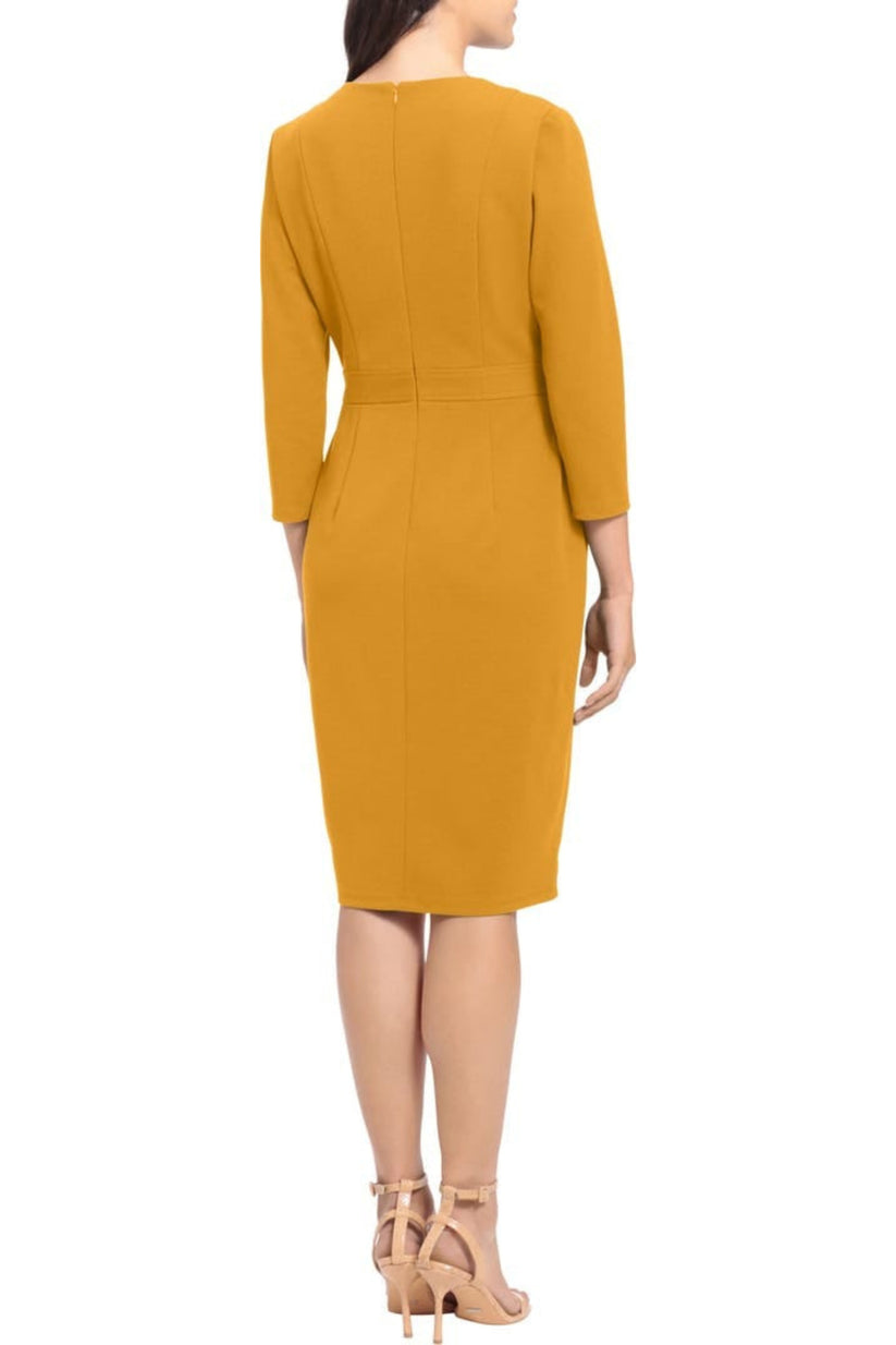 London Times T6566M Homecoming Short Button Cocktail Dress