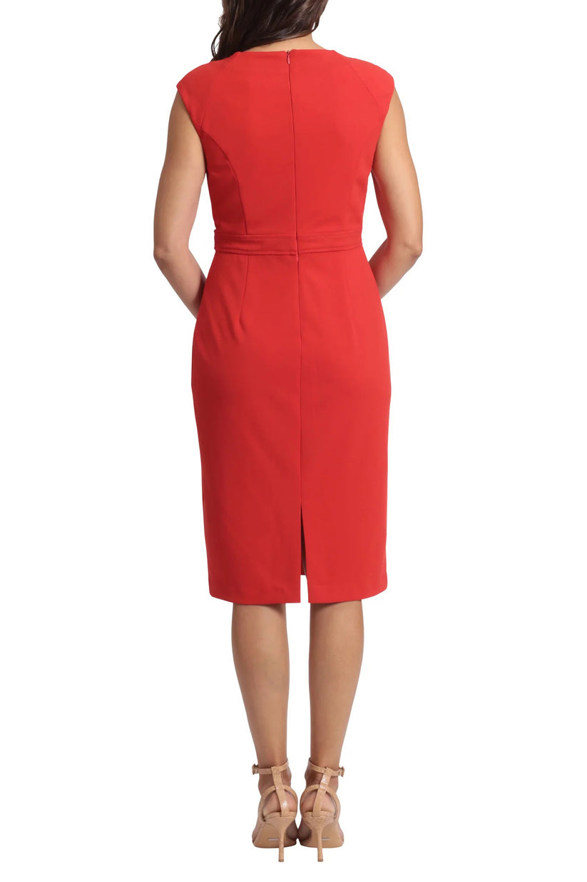 London Times T6573M Short Cocktail Knee Length Dress
