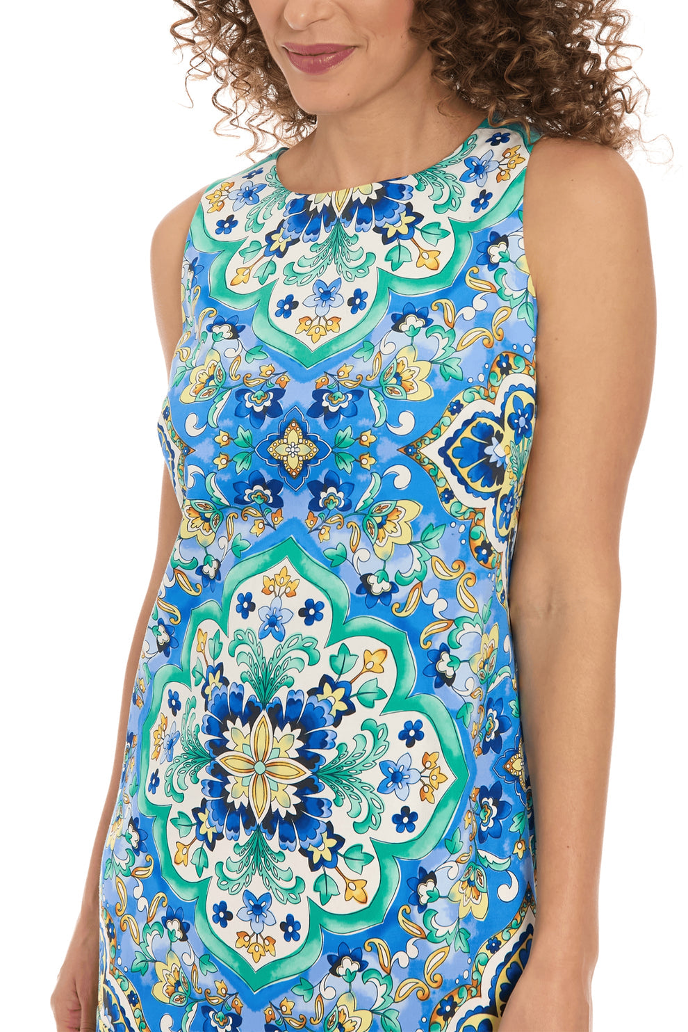 London Times T7928M Short Cocktail Printed Mini Dress
